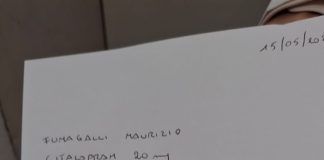 15356 – Segnalazione urgente: ricetta contraffatta