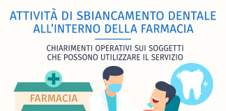 15629 – Attività di sbiancamento dentale all’interno della farmacia