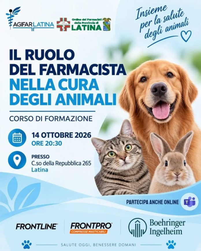 Il ruolo del farmacista nella cura degli animali